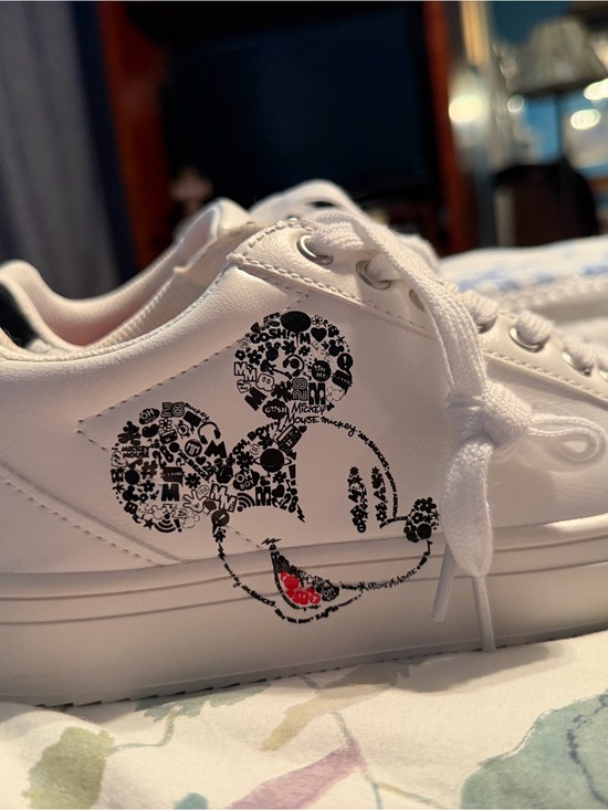 Other - Disney Mickey Mouse Graphic Low-Top Lace-Up Sneakers. NWT